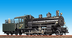 Schlepptender–Dampflokomotive mit vier gekuppelten und einer Vorlauf–Achse.