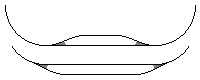 Gleisoval mit &bdquo;Ausweichgleis&rdquo;.