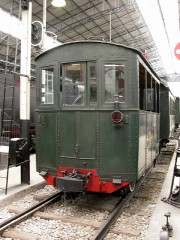 Die von Henschel gebaute Kastendampflok BC 34 „Trezzo” in Mailand.