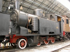 1'C–Schmalspurdampflok der italienischen Baureihe 301.