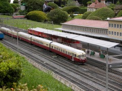 Ein TEE (Trans Europ Express) im Schweizer Swissminiatur.