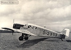 Junkers-Flugzeug F 13 mit dem Kennzeichen D-2313.