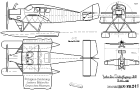 Zeichnung der Junkers F 13.