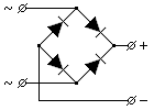 Symbol: Brückengleichrichter.