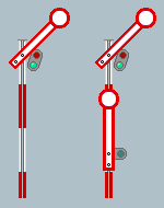 Signalbild Fahrt frei.