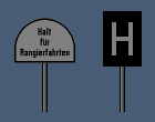 Signalzeichnung: Haltetafeln.