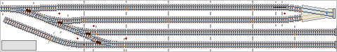 Schattenbahnhof als Gleisplan.