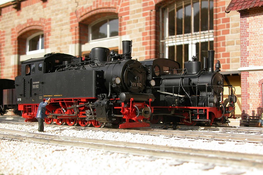 Live steam im Bahnhof Dischingen (IIm)
