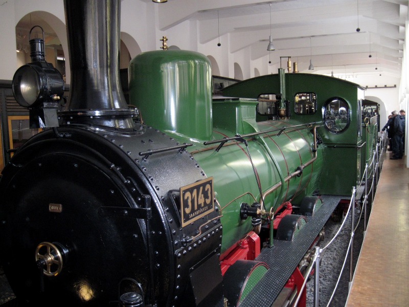 Die preußische Güterzuglokomotive G3 3143 im DB–Museum.
